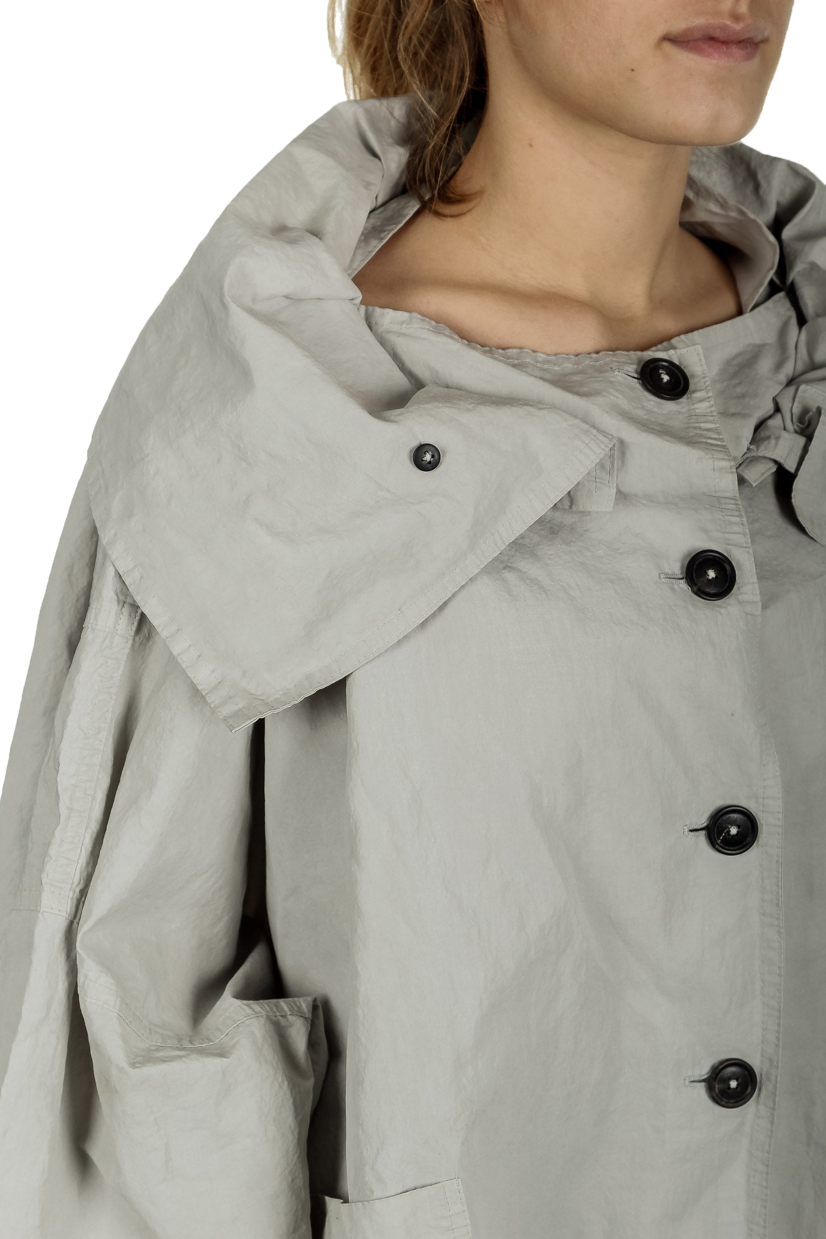 Rundholz Dip Damen Jacke Avantgarde kurz schwarz