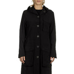 Rundholz Damen 2-in-1 Gehrock Avantgarde schwarz