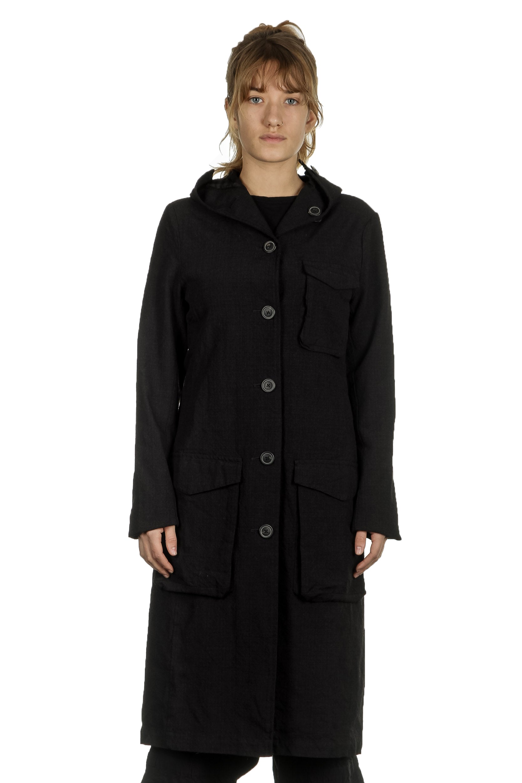 Rundholz Damen 2-in-1 Gehrock Avantgarde schwarz