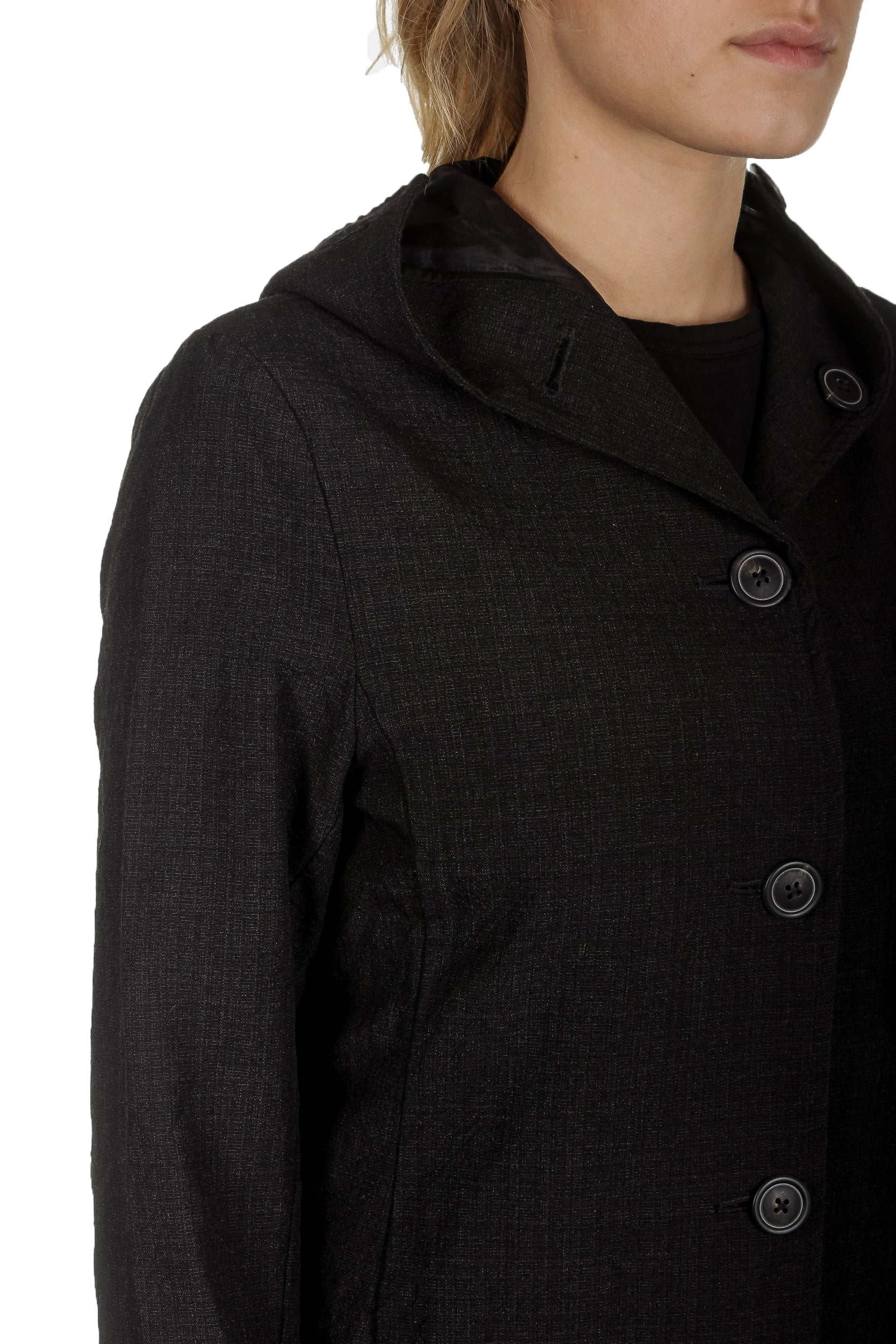 Rundholz Damen 2-in-1 Gehrock Avantgarde schwarz