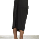 Rundholz Damen Rock Avantgarde schwarz