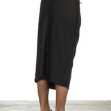 Rundholz Damen Rock Avantgarde schwarz