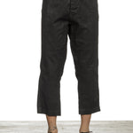 Rundholz Dip Damen Beschichtete 7/8 Hose schwarz
