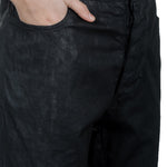 Rundholz Dip Damen Beschichtete 7/8 Hose schwarz