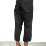 Rundholz Dip Damen Beschichtete 7/8 Hose schwarz