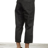 Rundholz Dip Damen Beschichtete 7/8 Hose schwarz