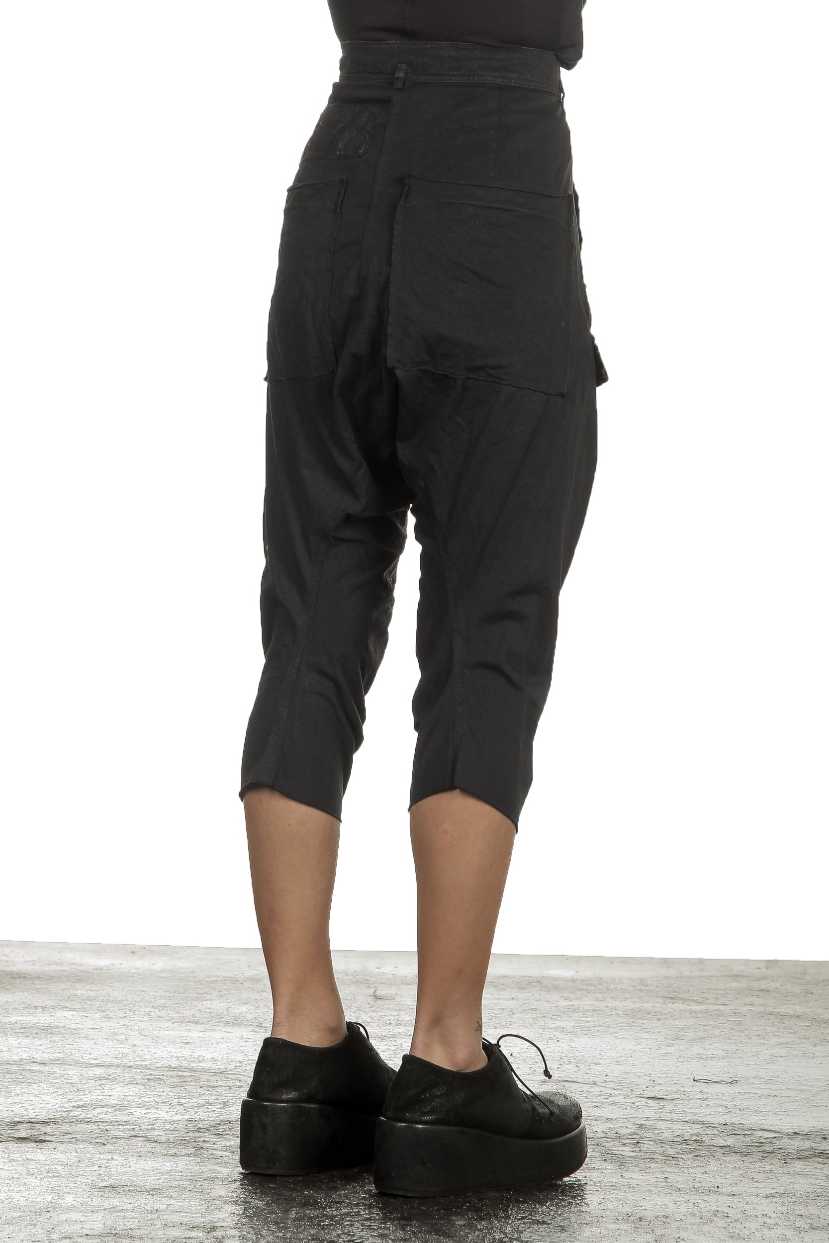 Rundholz Dip Damen 3/4 Hose Avantgarde schwarz