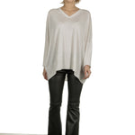 DROMe Damen Schlaghose aus Leder khaki