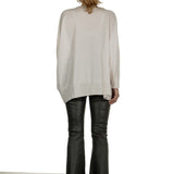 DROMe Damen Schlaghose aus Leder khaki