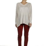 DROMe Damen Leder Leggings rot