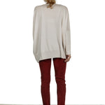DROMe Damen Leder Leggings rot