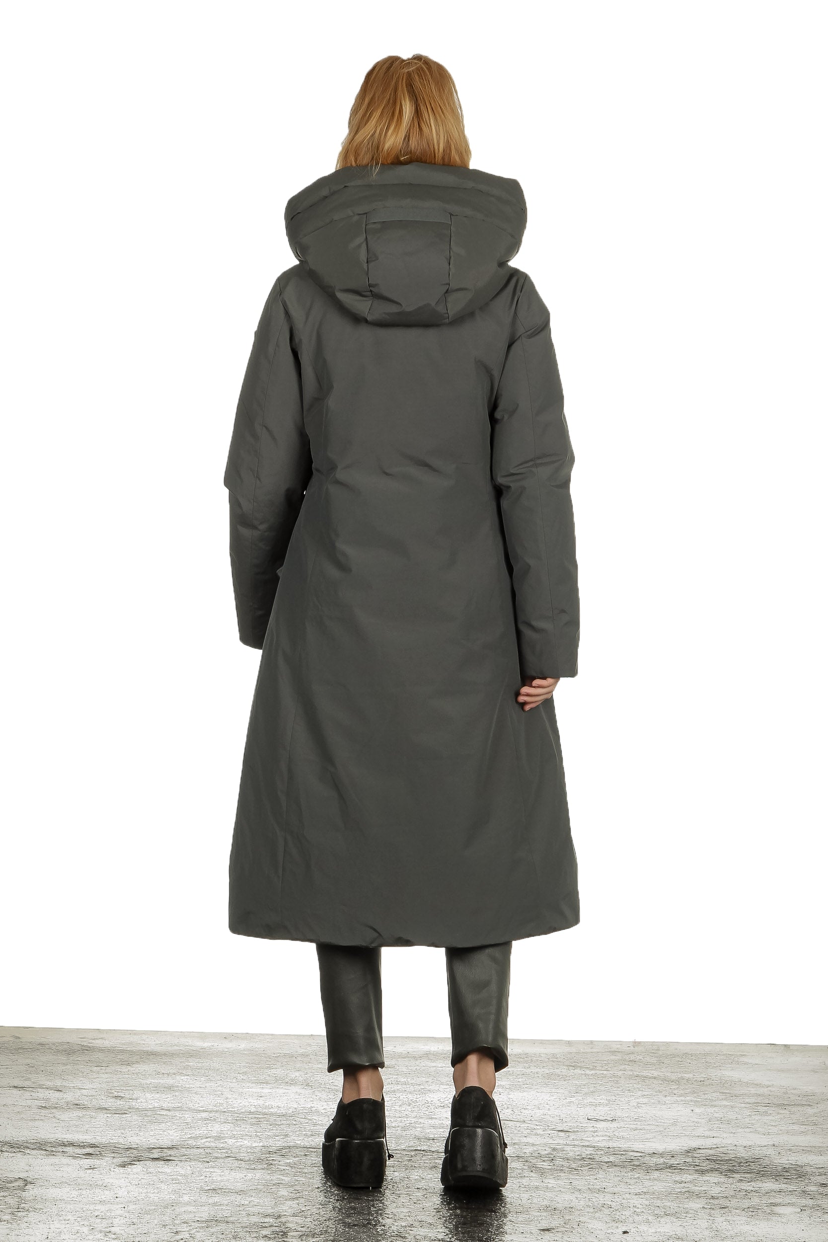 OUTHERE Damen Thermo Parka PRIMROSE DOWN JACKET grün