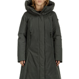 OUTHERE Damen Thermo Parka PRIMROSE DOWN JACKET grün