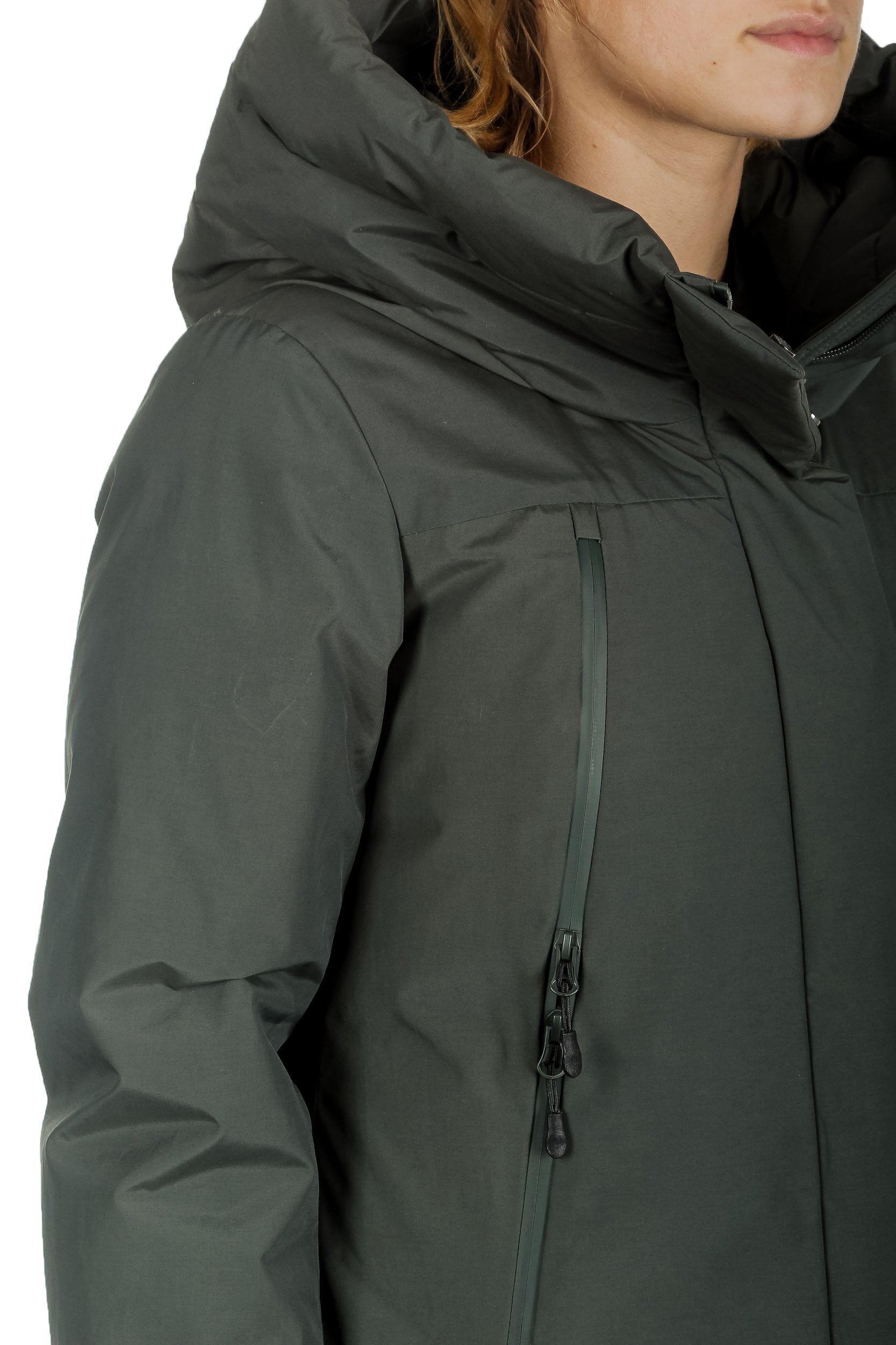 OUTHERE Damen Thermo Parka PRIMROSE DOWN JACKET grün