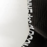 Comme Des Garçons Socken mit Logo-Print schwarz
