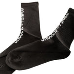 Comme Des Garçons Socken mit Logo-Print schwarz