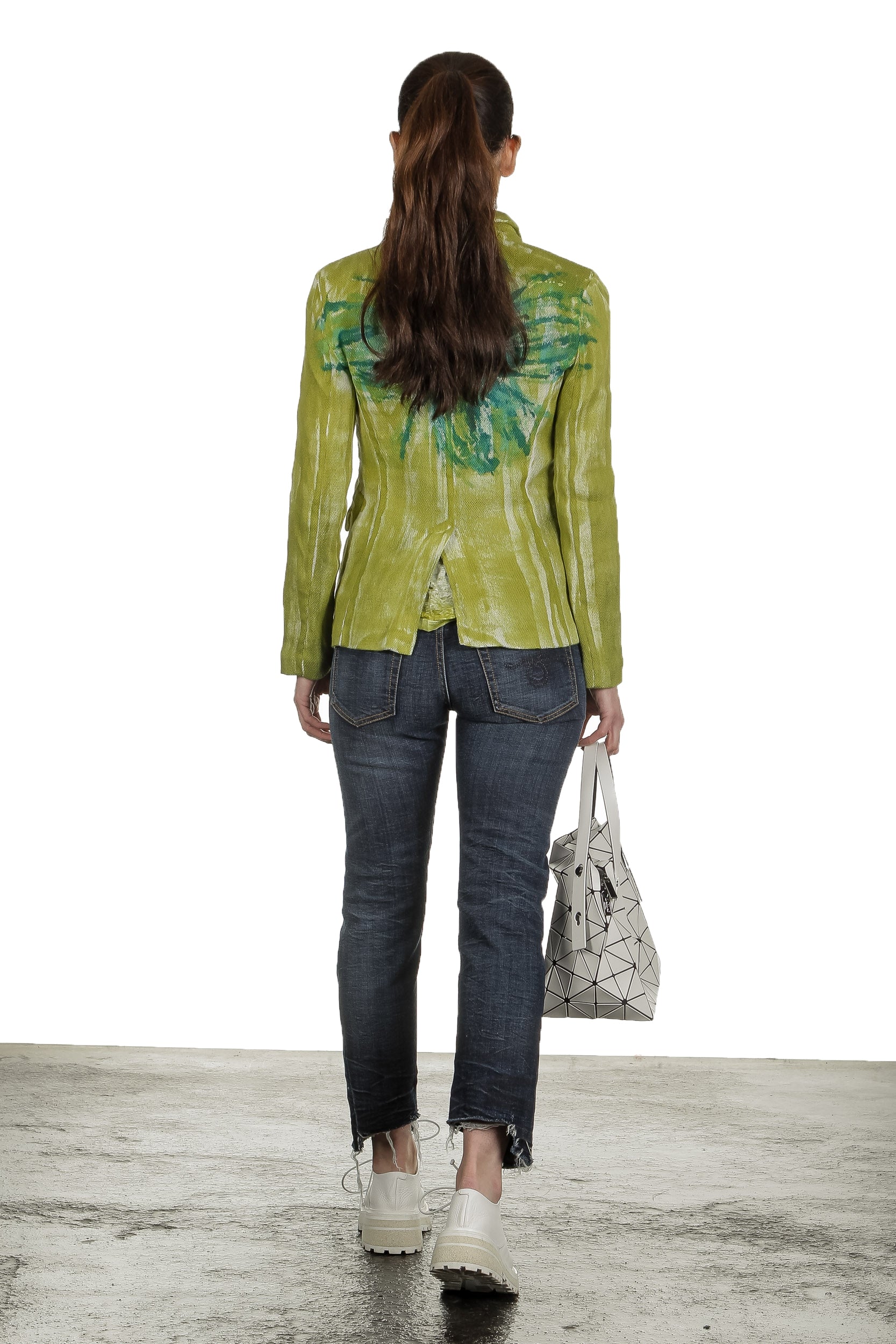 R13 Damen Jeans im Distressed-Look indigo