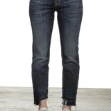 R13 Damen Jeans im Distressed-Look indigo
