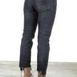R13 Damen Jeans im Distressed-Look indigo
