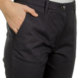 Nine In The Morning Damen Chino Hose dunkelblau