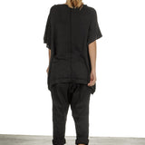 Rundholz Damen Ausgestelltes Jerseykleid schwarz