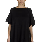 Rundholz Damen Ausgestelltes Jerseykleid schwarz