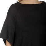 Rundholz Damen Ausgestelltes Jerseykleid schwarz
