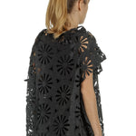 Rundholz Damen Ausgestelltes Oversized Shirt schwarz