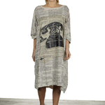 Rundholz Damen Jerseykleid mit Print mehrfarbig