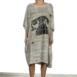 Rundholz Damen Jerseykleid mit Print mehrfarbig