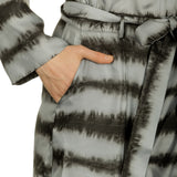 813 Ottotredici Damen Overall mit Print aus Seide mehrfarbig