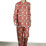 813 Ottotredici Damen Hosenrock mit Print aus Seide mehrfarbig