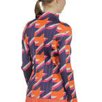Pleats Please Issey Miyake Plissee Longsleeve Shirt mit Print