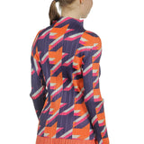 Pleats Please Issey Miyake Plissee Longsleeve Shirt mit Print