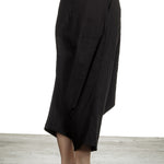 Rundholz Damen Sarouel Hose mit hohem Bund schwarz
