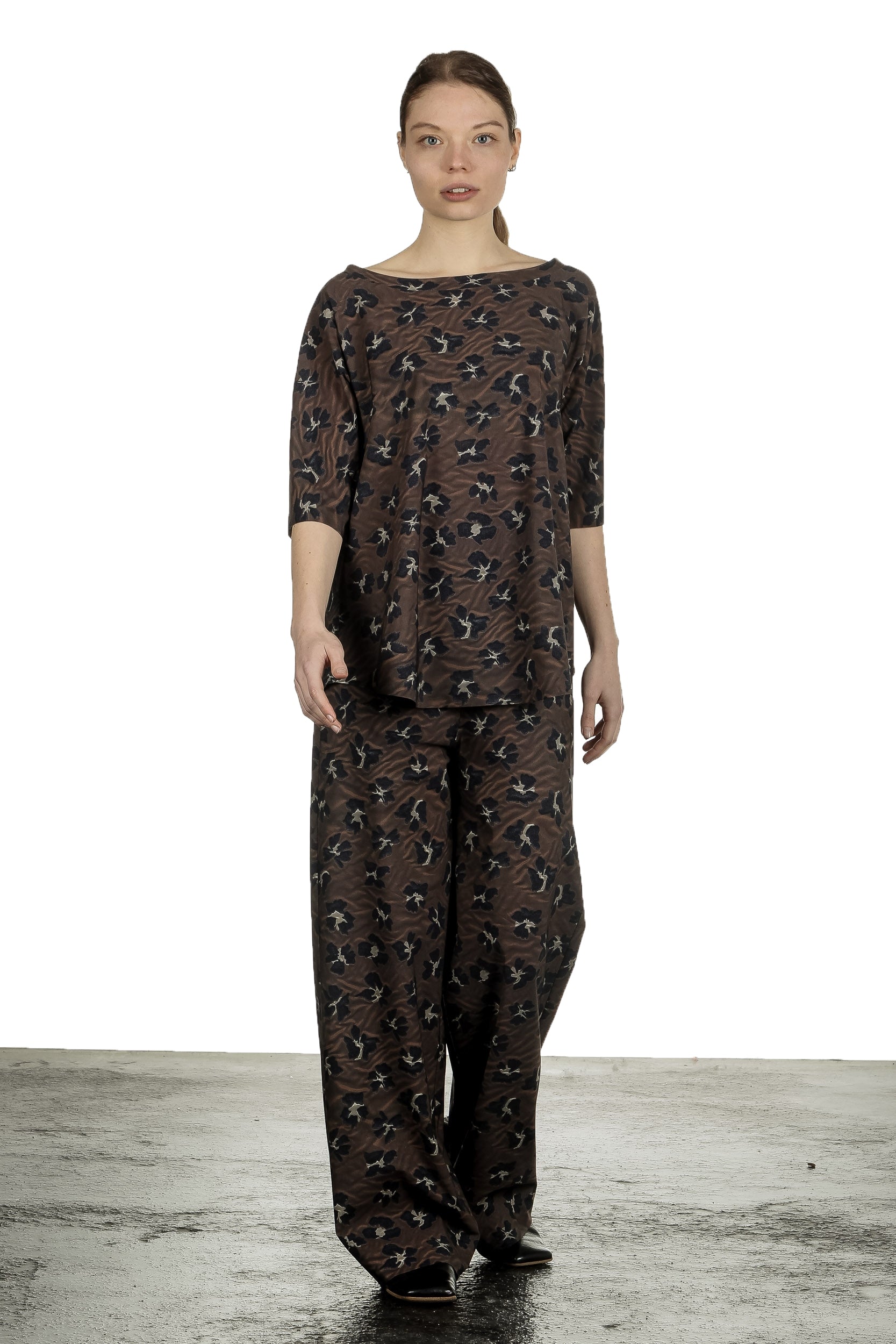 Schella Kann 2 Damen Langarmshirt mit Print mehrfarbig