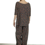 Schella Kann 2 Damen Langarmshirt mit Print mehrfarbig