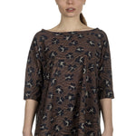 Schella Kann 2 Damen Langarmshirt mit Print mehrfarbig