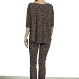 Schella Kann 2 Damen Hose mit Print mehrfarbig