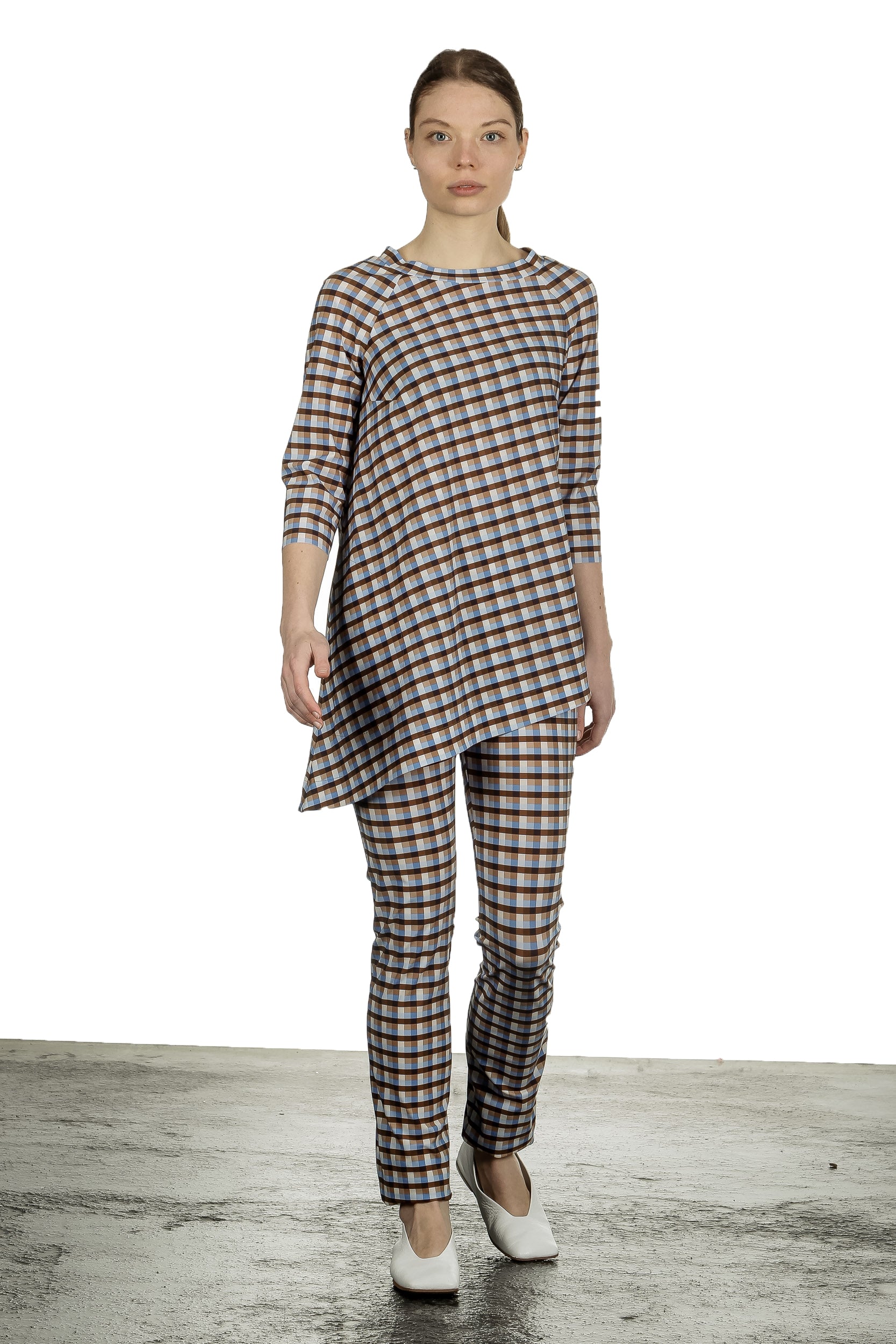 Schella Kann 2 Damen Hose mit Print mehrfarbig