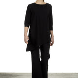 Schella Kann 2 Damen Hose mit weitem Schlag schwarz
