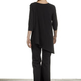 Schella Kann 2 Damen Hose mit weitem Schlag schwarz