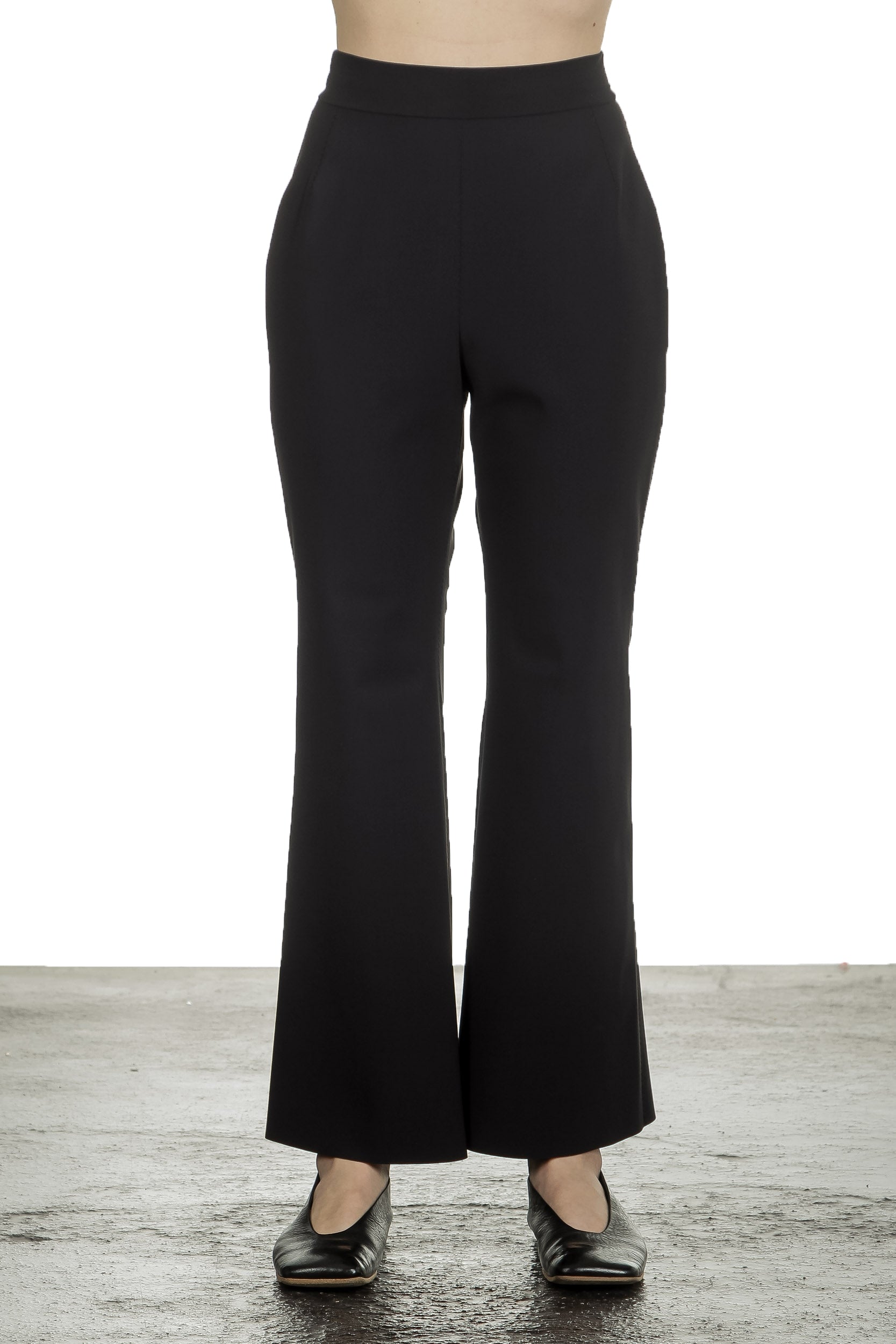 Schella Kann 2 Damen Hose mit weitem Schlag schwarz