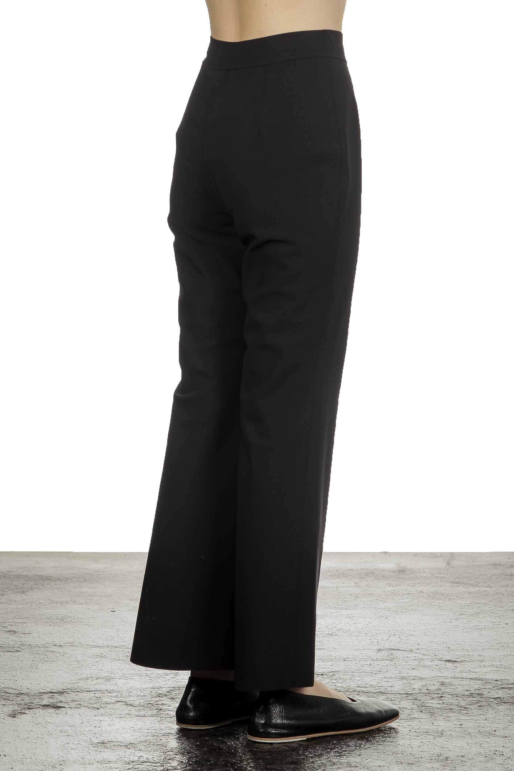 Schella Kann 2 Damen Hose mit weitem Schlag schwarz