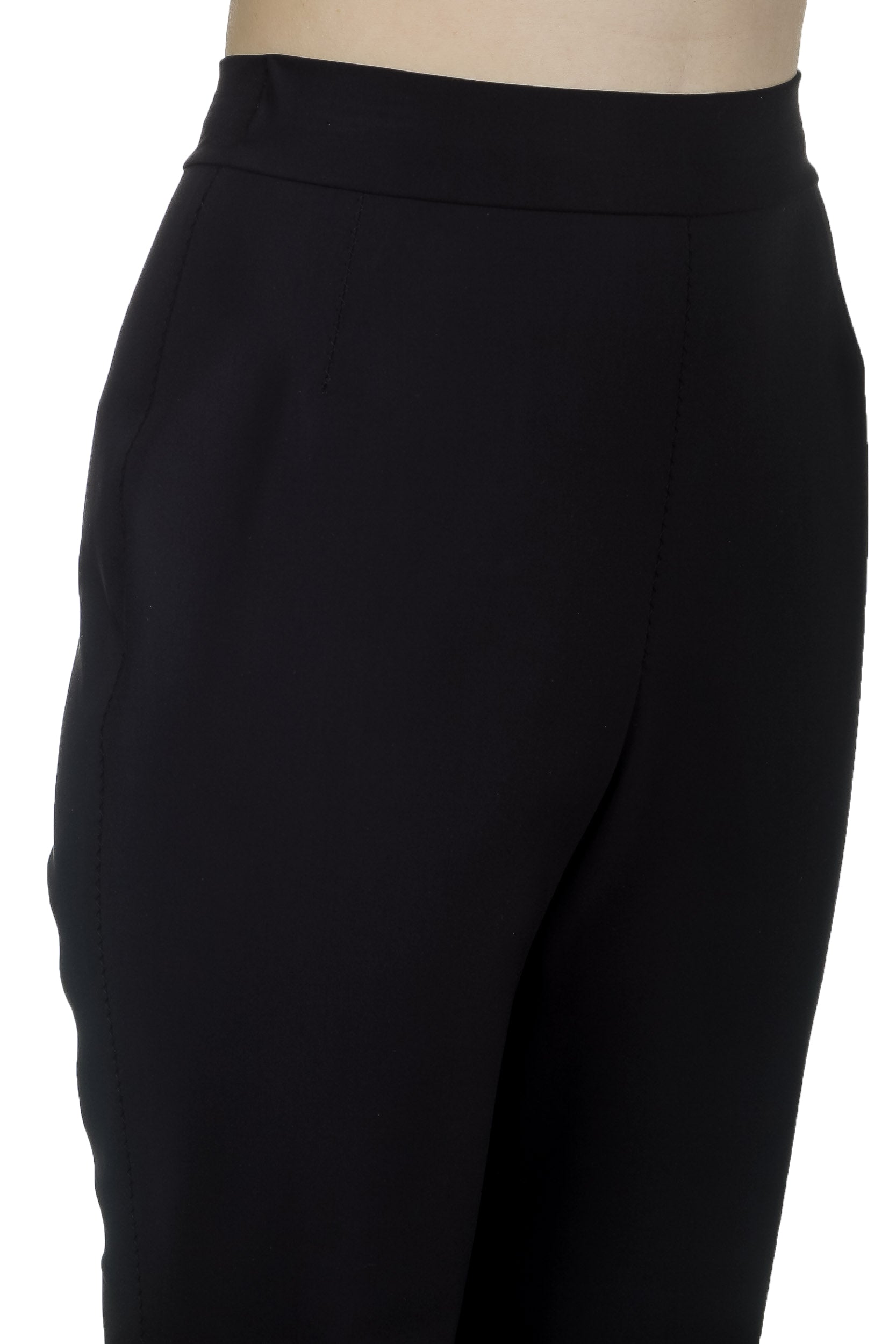 Schella Kann 2 Damen Hose mit weitem Schlag schwarz