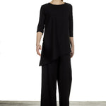 Schella Kann 2 Damen Hose mit weitem Bein schwarz