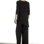 Schella Kann 2 Damen Hose mit weitem Bein schwarz