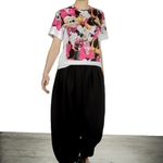 Comme Des Garçons Damen T-Shirt mit Mickey-Maus-Print mehrfarbig