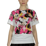 Comme Des Garçons Damen T-Shirt mit Mickey-Maus-Print mehrfarbig