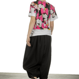 Comme Des Garçons Damen T-Shirt mit Mickey-Maus-Print mehrfarbig